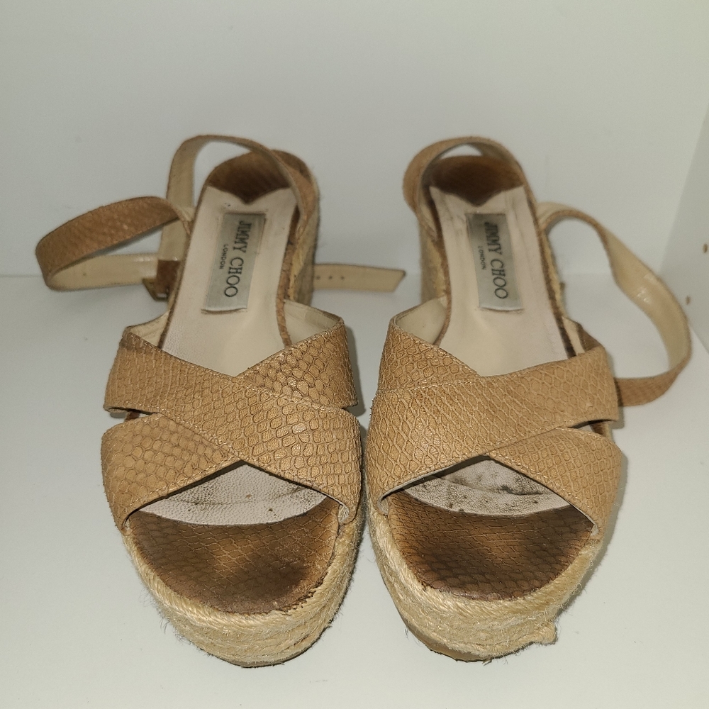 Authentic Jimmy Choo Wedge Sandles